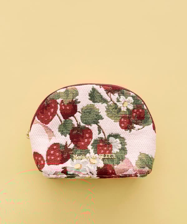 딸기 고블랭 파우치