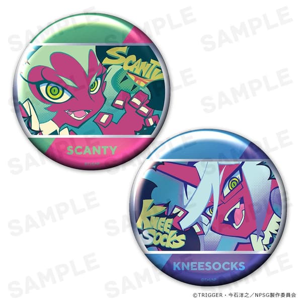 Metallic Can Badge Scanty & Kneesocks