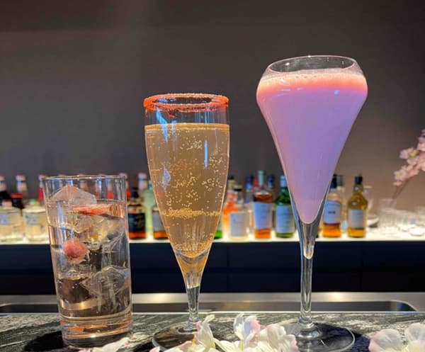 Spring cocktails at Hakone Hotel Kowakien