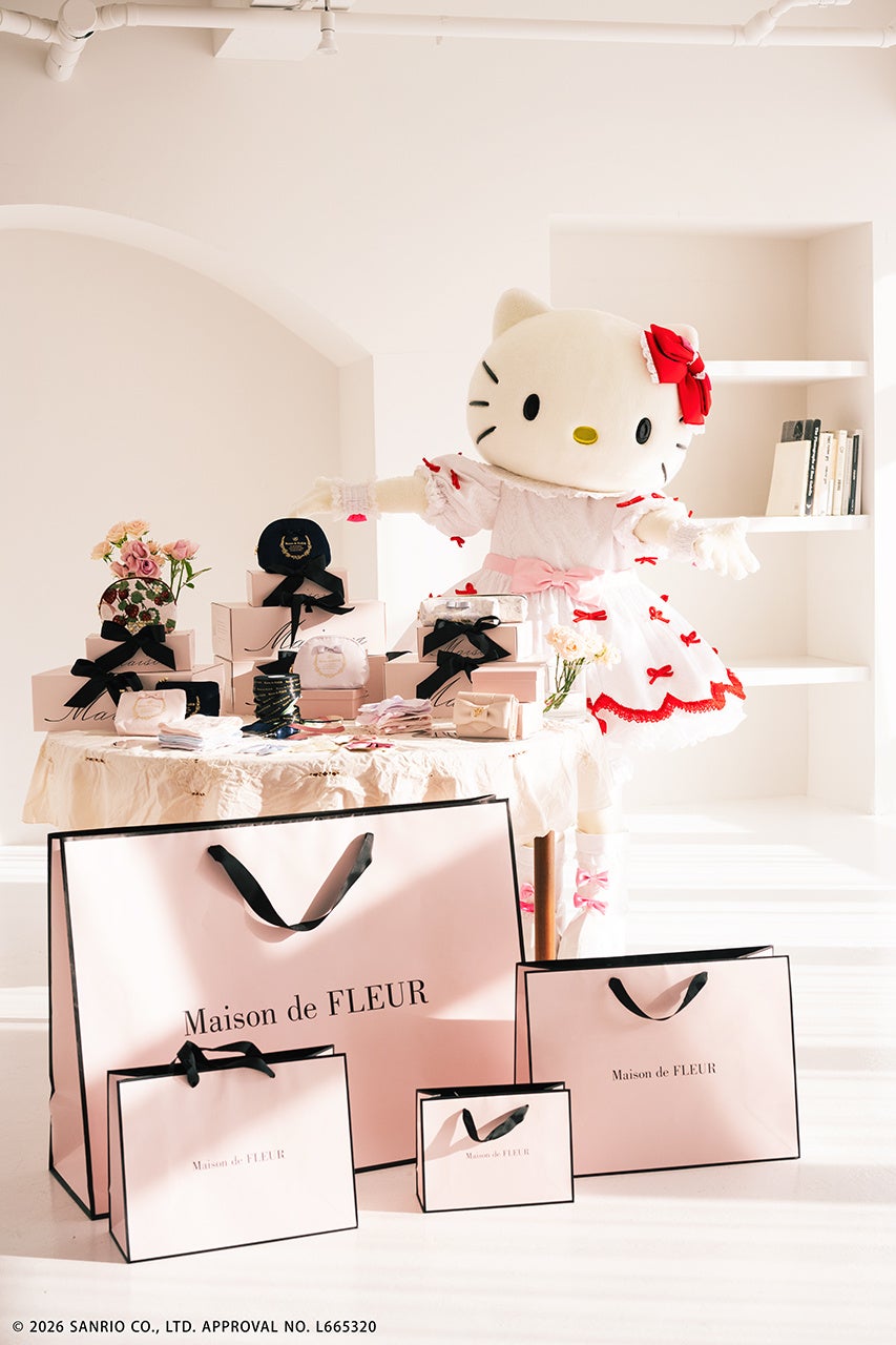 Hello Kitty collaboration look 1