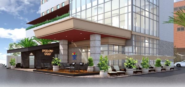 야외 공간 렌더링