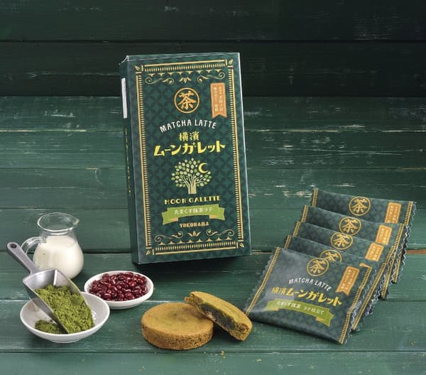 Yokohama Moon Galette Tamakusu Matcha Latte 5-piece set
