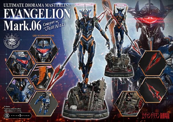 Evangelion Mark.06 statue final view