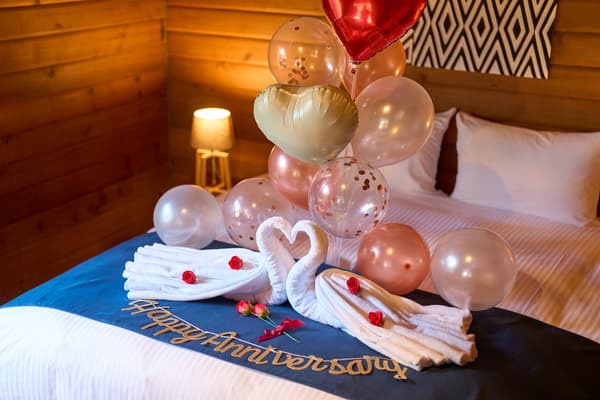 Specially decorated room interior