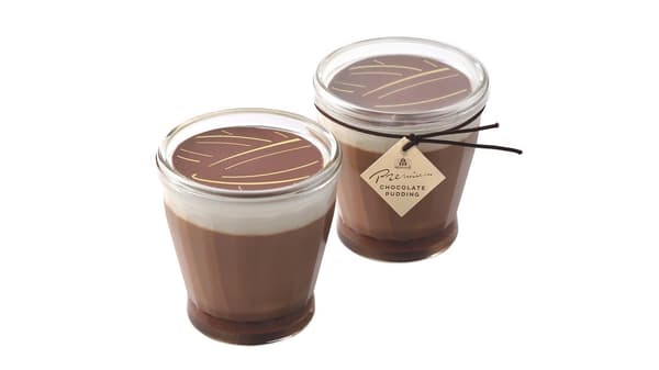 ชั้นพุดดิ้งช็อกโกแลตพรีเมียมเข้มข้น