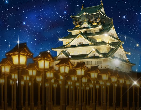 Descripción general del Osaka Castle Illuminage