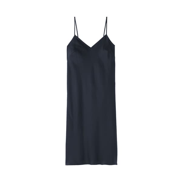 Women's smooth satin slip dress