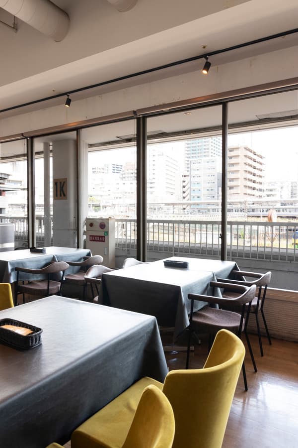 Large Glass Windows Offer Train Views