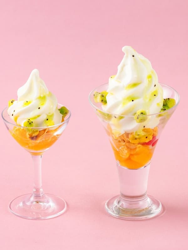 Spring Fruits and Hokkaido Soft Cream Luxury Parfait