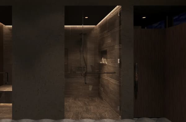 Meditation room rendering at THE NOMU