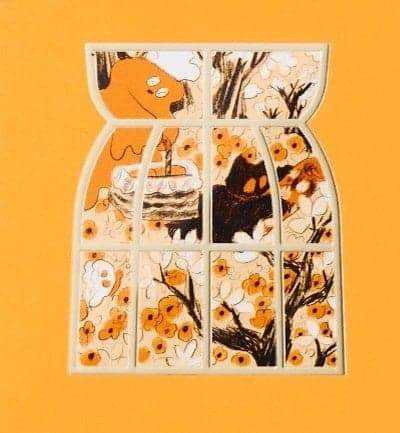 หน้าต่างแพ็คเกจเป็นรูปกล้วย