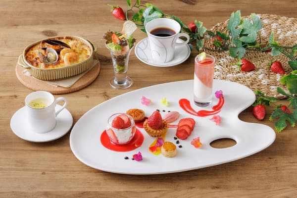 Paleta de Fresas de Dulces y Almuerzo