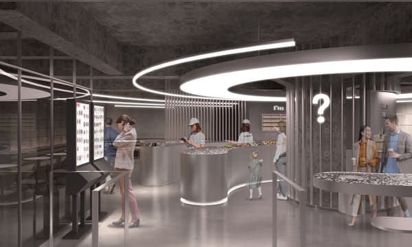 I'm donut? Vista interior de Kioto