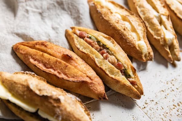 Assorted bread selections