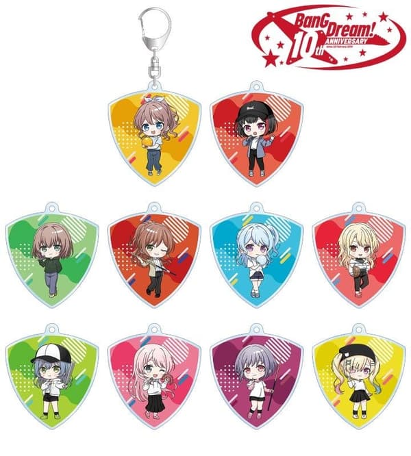 BanG Dream! × ROUND1 Trading Acrylic Keychains (Chibi Character Activity ver.)