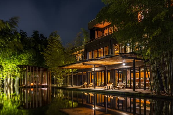 传统温泉旅馆环境