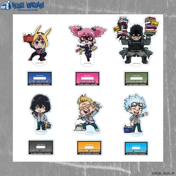 Soportes acrílicos para personajes