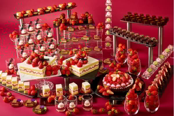 호텔 그랑비아 오사카의 딸기 뷔페