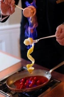 Jubilee of Mixed Berries with Maître d'Hôtel's Spectacular Flambé