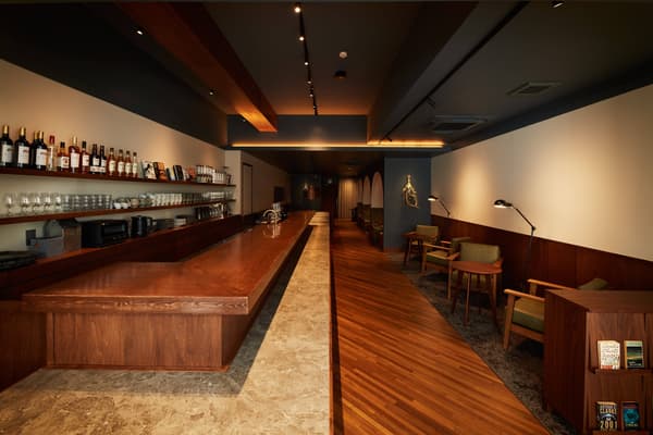 Calm atmosphere inside the cafe