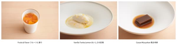 Primer plato del curso de postres de invierno