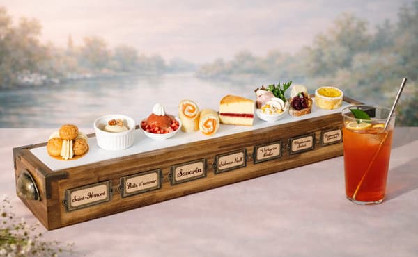 Plato de aperitivos con 8 dulces y salados