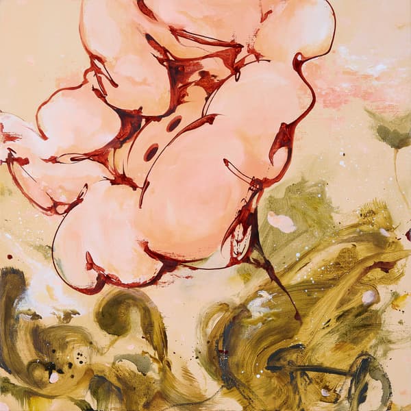 HANA-MI_02, Oil and oil stick on canvas ©︎SHUN SUDO