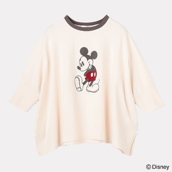 Mickey Mouse/Ringer Dolman T-shirt