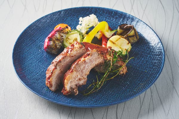 Baby Back Rib Grilled with BBQ Sauce