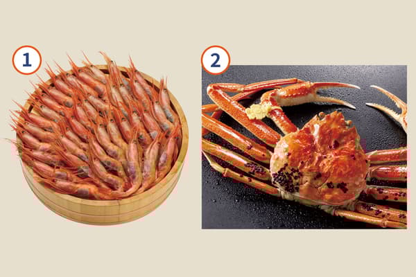 Echizen Crab and Sweet Shrimp