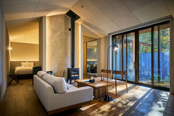 Instalaciones de Hakone Retreat före