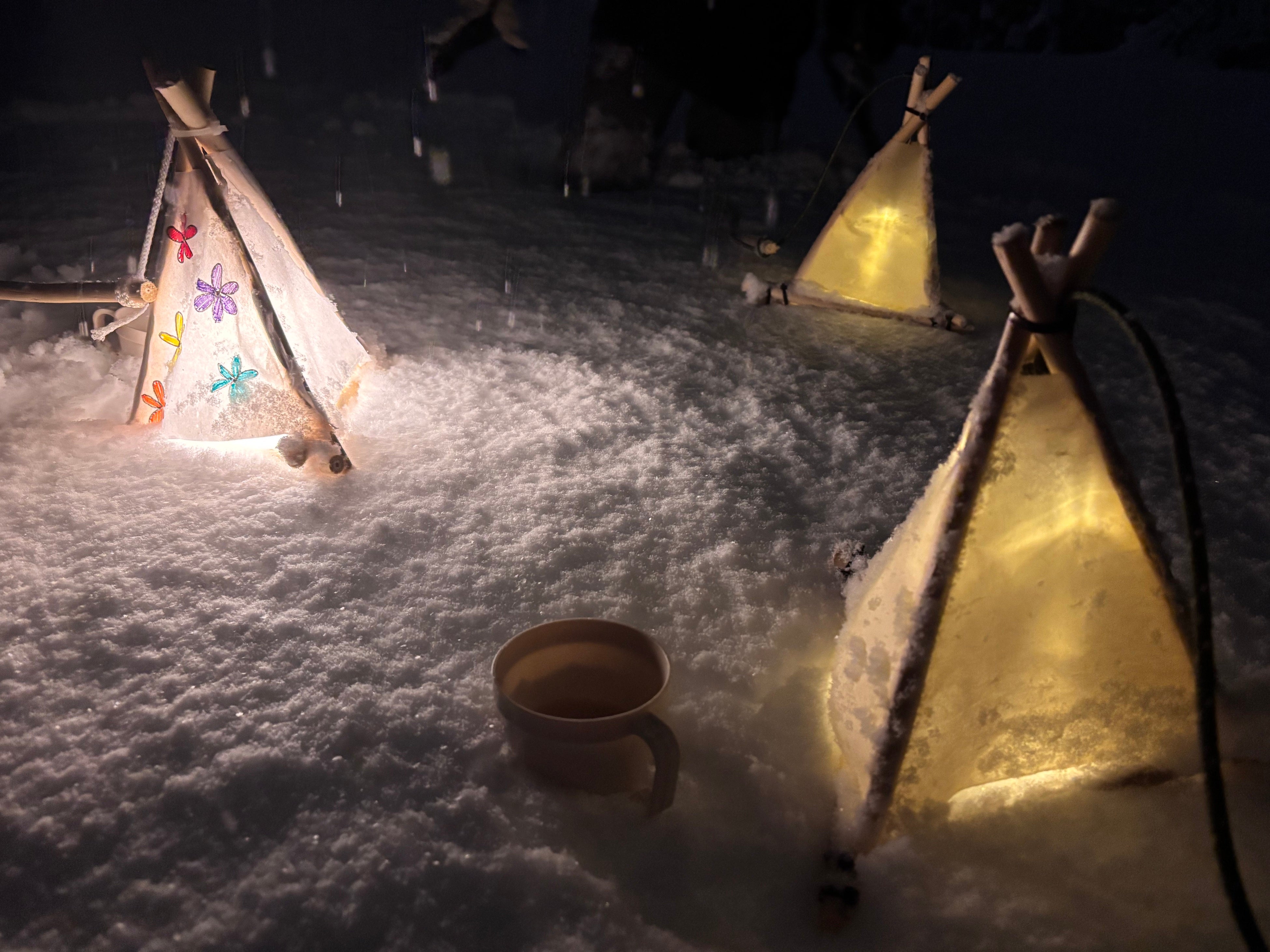 ฉากกิจกรรมฤดูหนาว