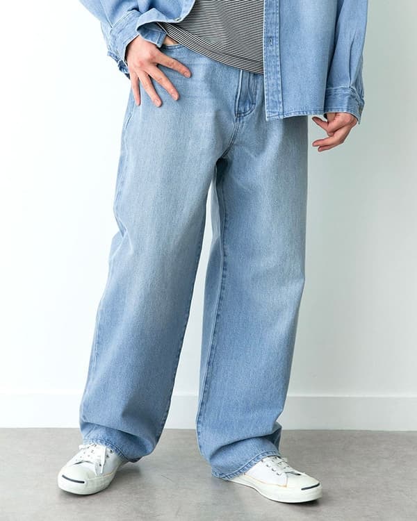 RED KAP × Sonny Label Wide Denim Pants - Used