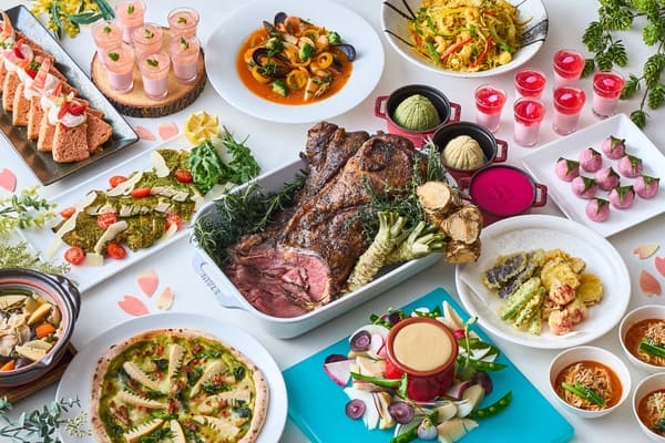 Spring Festival Buffet dishes