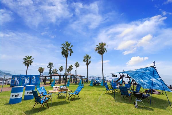 Sunset Marina BBQ Garden outdoor setting