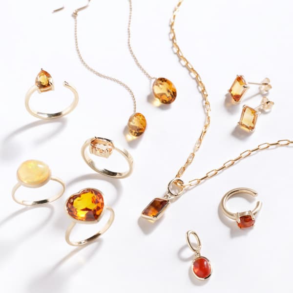 Joyería de color mimosa