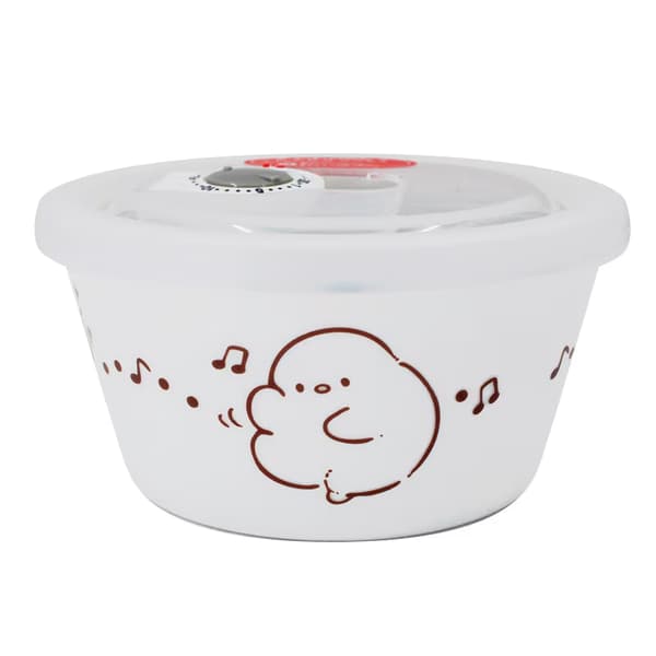 Mofupiyo Lidded Microwave-Safe Container
