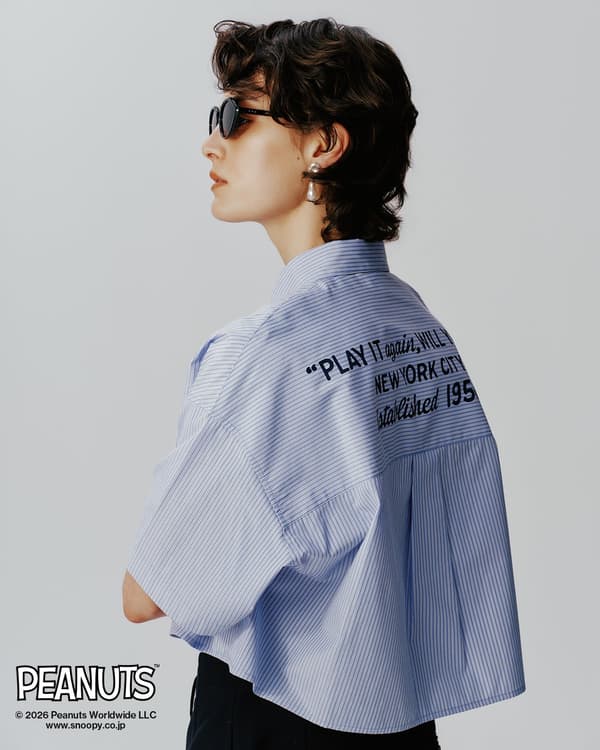 Snoopy Jacquard Rib Knit detail