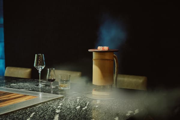 Chakō tea-smoking experience at Chef's Table Kōyō, Dusitthani Kyoto