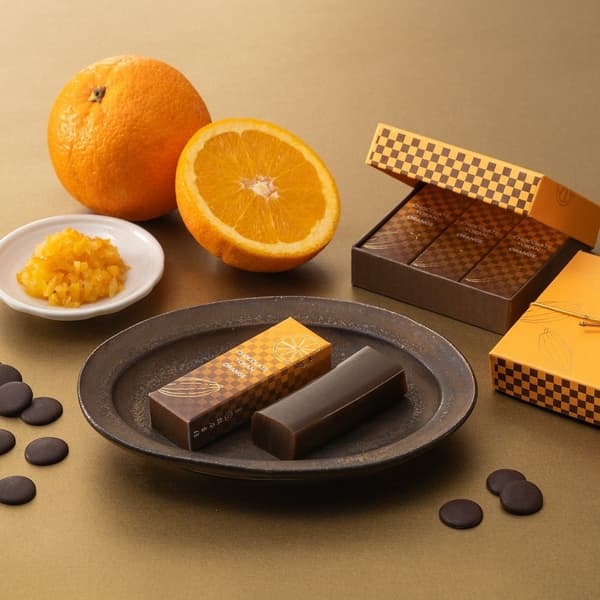 Kyokasho Tsuruyayoshinobu Chocolate Yokan Orange