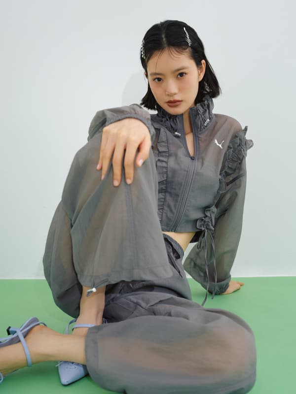 Lily Brown × Puma Sheer Pants – tampilan alternatif