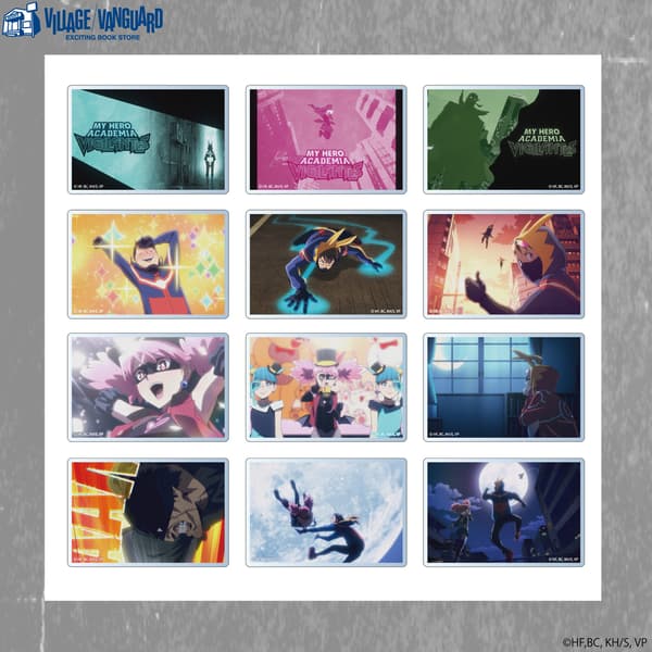 Tarjetas transparentes coleccionables con fotos de escenas