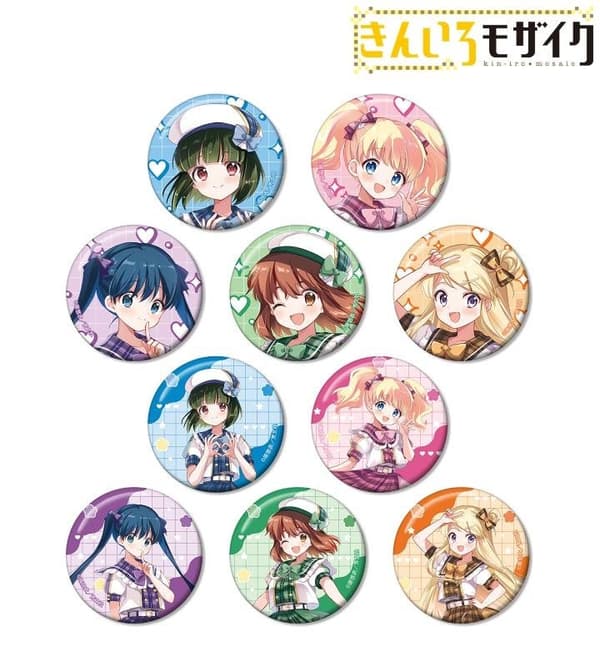 Kiniro Mosaic Trading Can Badges