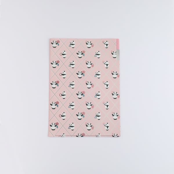 Carpeta transparente con diseño de música