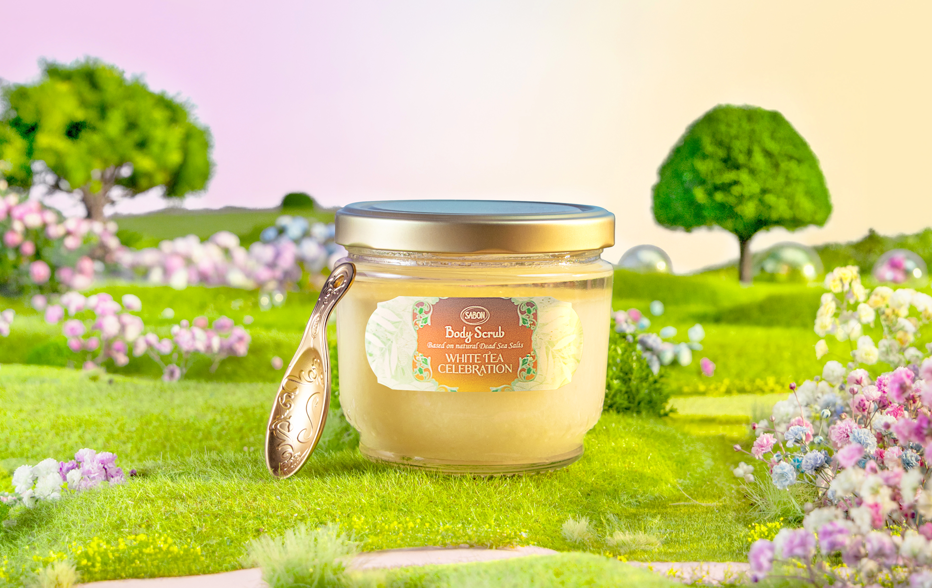 바디 스크럽 화이트 티 셀레브레이션