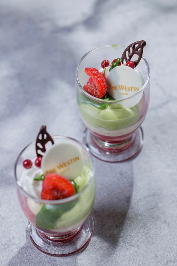 Red Berries and Matcha Trifle (image)