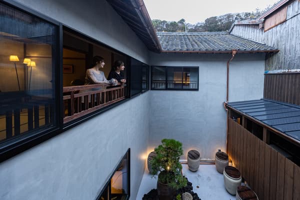 Yonesho Bettei courtyard