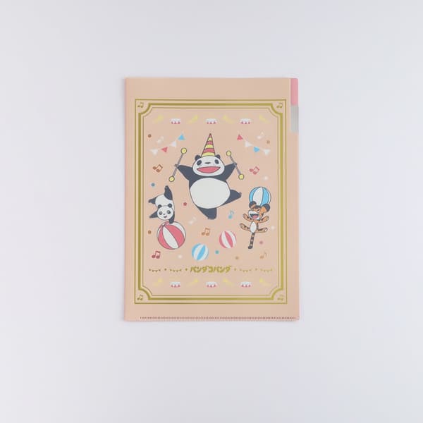 Carpeta transparente con diseño de circo