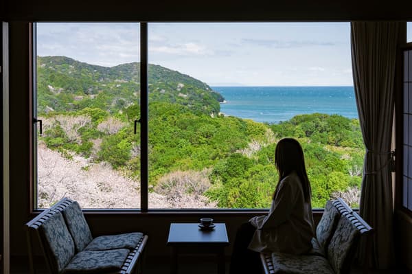 View from Shirochyokan Akoya Japanese Room