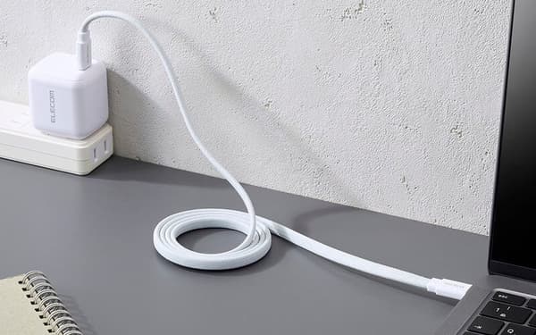 Can be used for charging USB Power Delivery compatible computers (Flat Type shown)